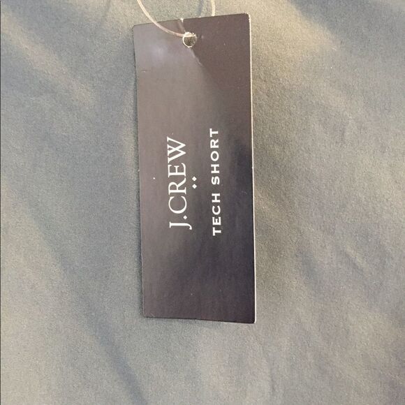 NWT J Crew Flat Front Tech Shorts Ocean Blue Mens Sz 34 W - Picture 2 of 4